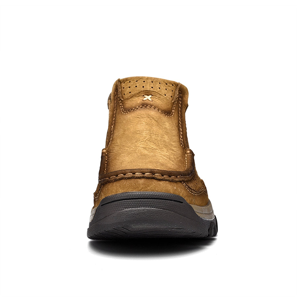 Leather High-Top Ankle Boot Orthopedic Arch Support Walking Sneakers for Men & Women | Posture Correcting Slip-On Athletic Footwear