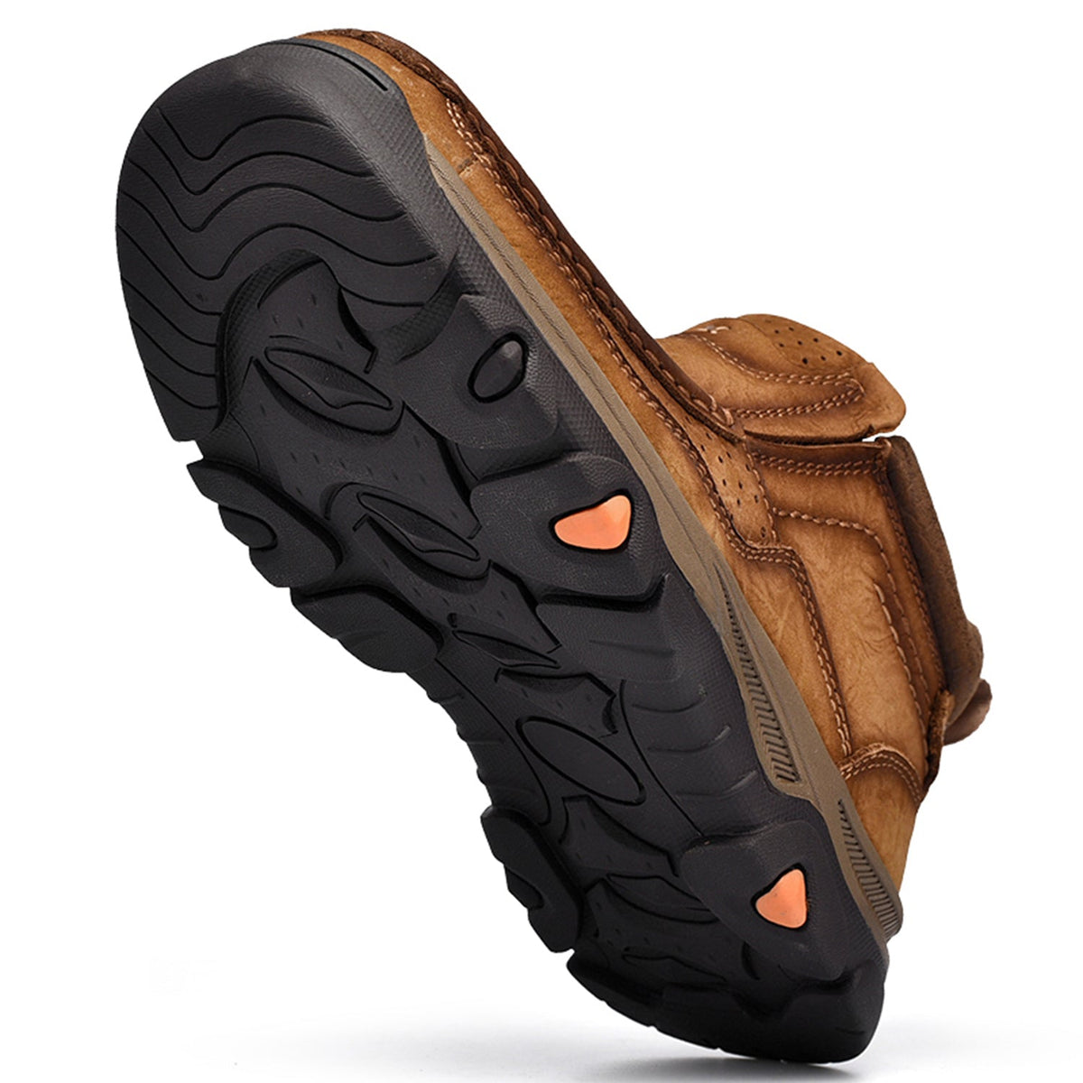 Leather High-Top Ankle Boot Orthopedic Arch Support Walking Sneakers for Men & Women | Posture Correcting Slip-On Athletic Footwear