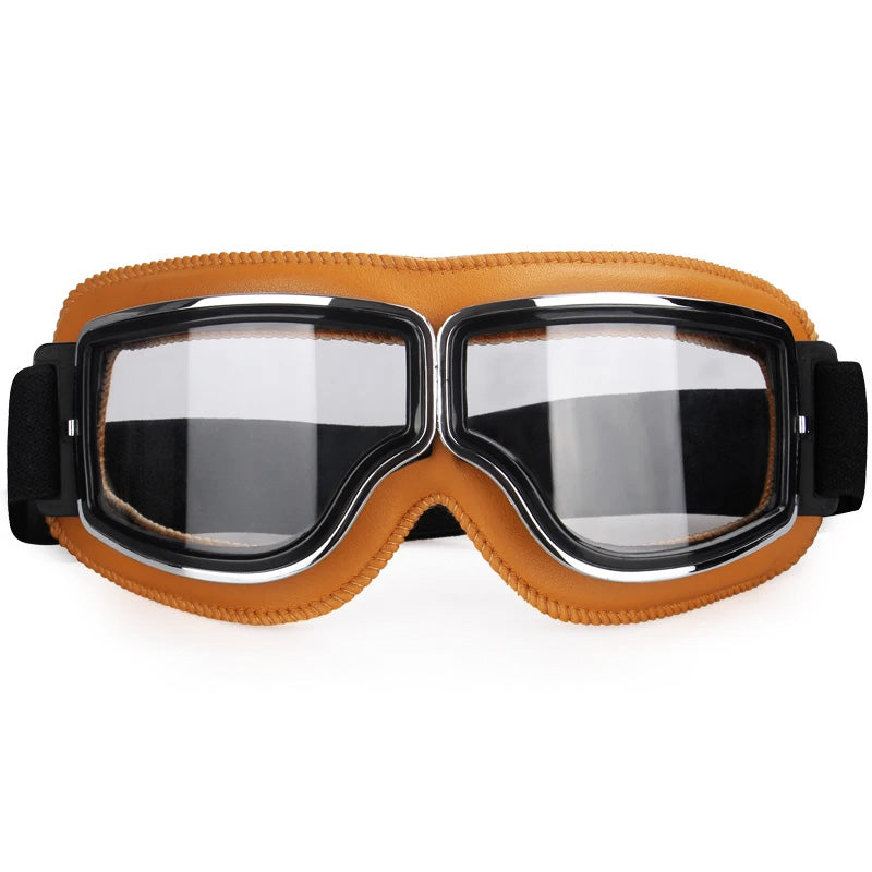 Over-Prescription-Glasses Protective Eyewear with Shatterproof Lenses & Adjustable Strap for Motorcycle Riding, Cycling, Outdoor Sports