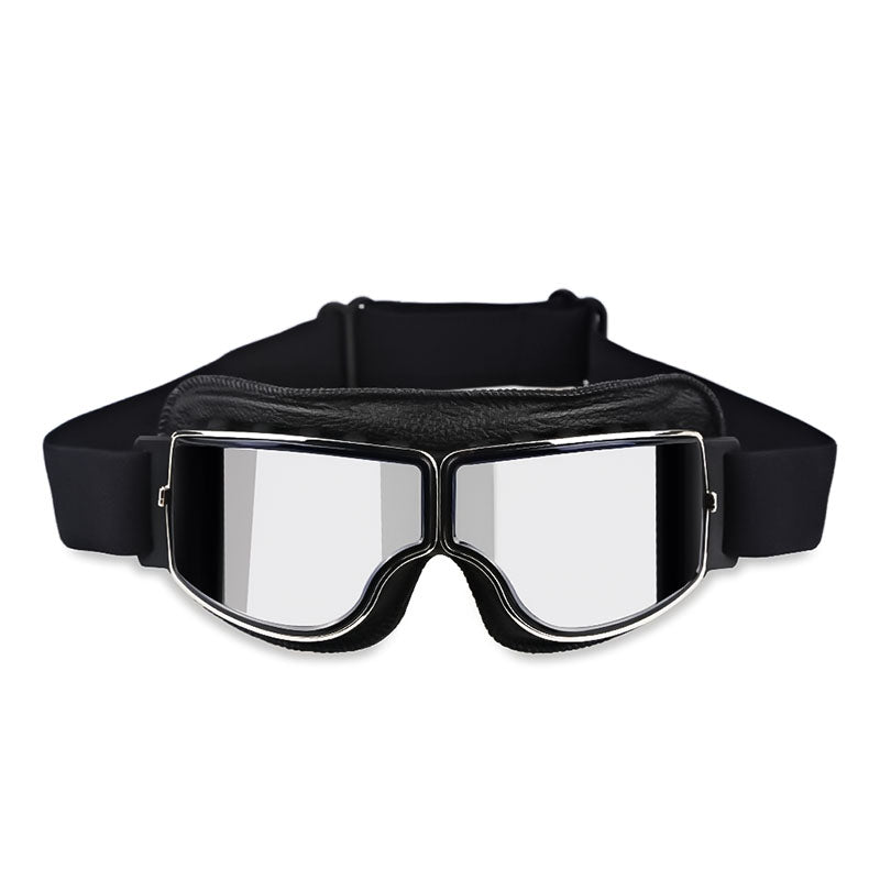 Over-Prescription-Glasses Protective Eyewear with Shatterproof Lenses & Adjustable Strap for Motorcycle Riding, Cycling, Outdoor Sports