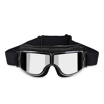 Over-Prescription-Glasses Protective Eyewear with Shatterproof Lenses & Adjustable Strap for Motorcycle Riding, Cycling, Outdoor Sports
