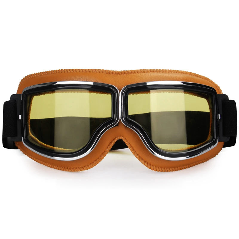 Over-Prescription-Glasses Protective Eyewear with Shatterproof Lenses & Adjustable Strap for Motorcycle Riding, Cycling, Outdoor Sports