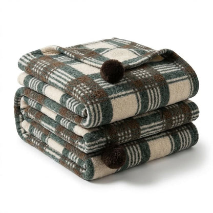 NORDICCOZY – Plaid Blanket for Inviting Home Comfort