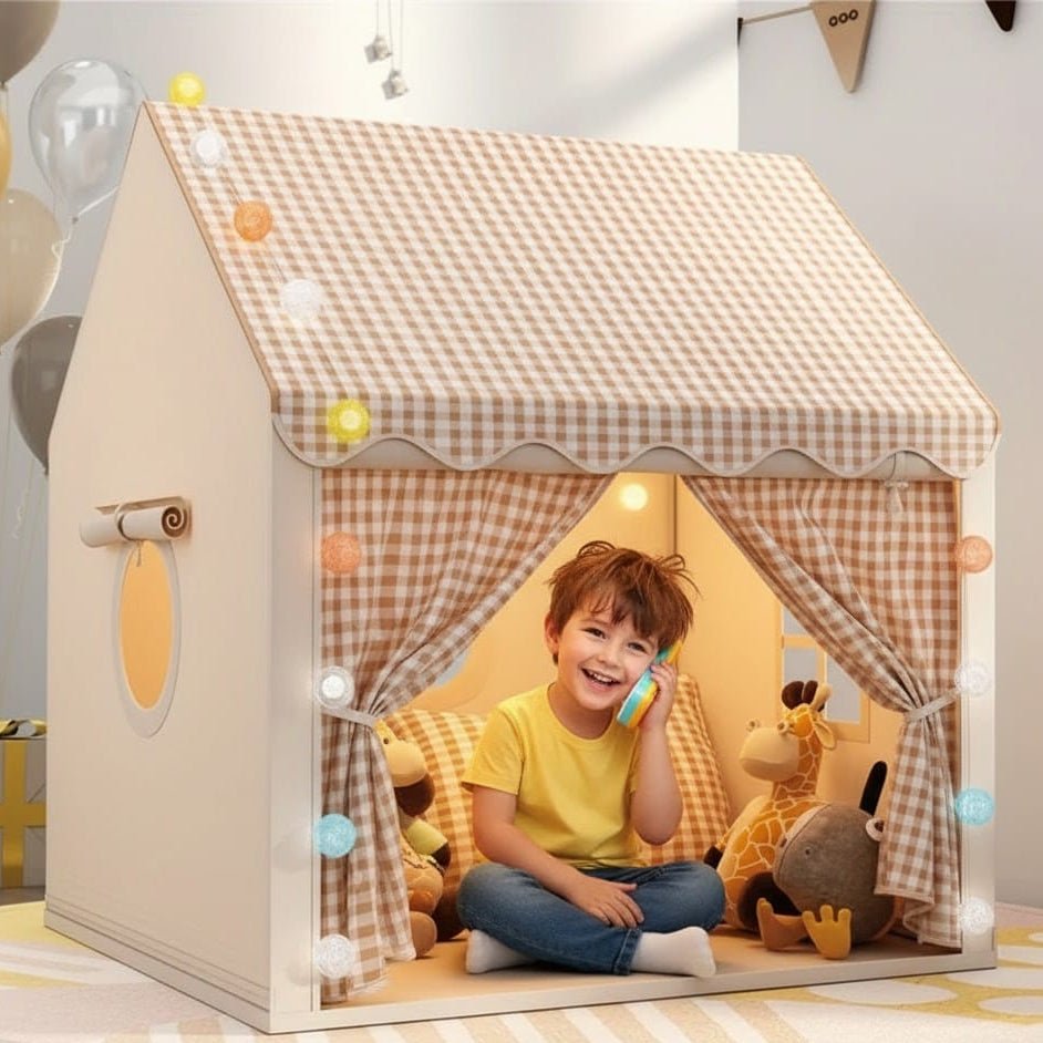 Cozy Indoor Play Tent for Kids | Soft Fabric & Easy Assembly | Safe Retreat for Imagination