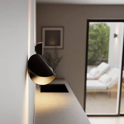 Dual-Beam Adjustable LED Wall Light – Aluminum Up-Down Sconce for Hallways & Bedrooms – Rotatable Accent Fixture for Modern Interiors