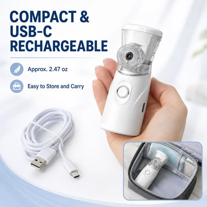 Ortekor Portable Pet Mist Care Kit for Dogs & Cats - Rechargeable Handheld Device with Two Masks