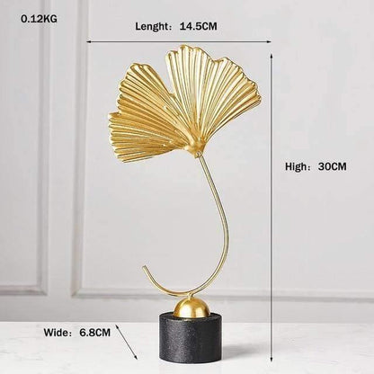 Leaf Decor Sculpture Figurines