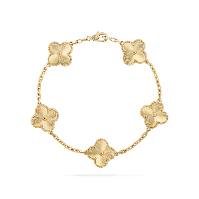 Chain Bracelet with Beaded Accents – Adjustable 7.9" Gold-Tone Link Band for Women – Everyday Wear & Layering Jewelry