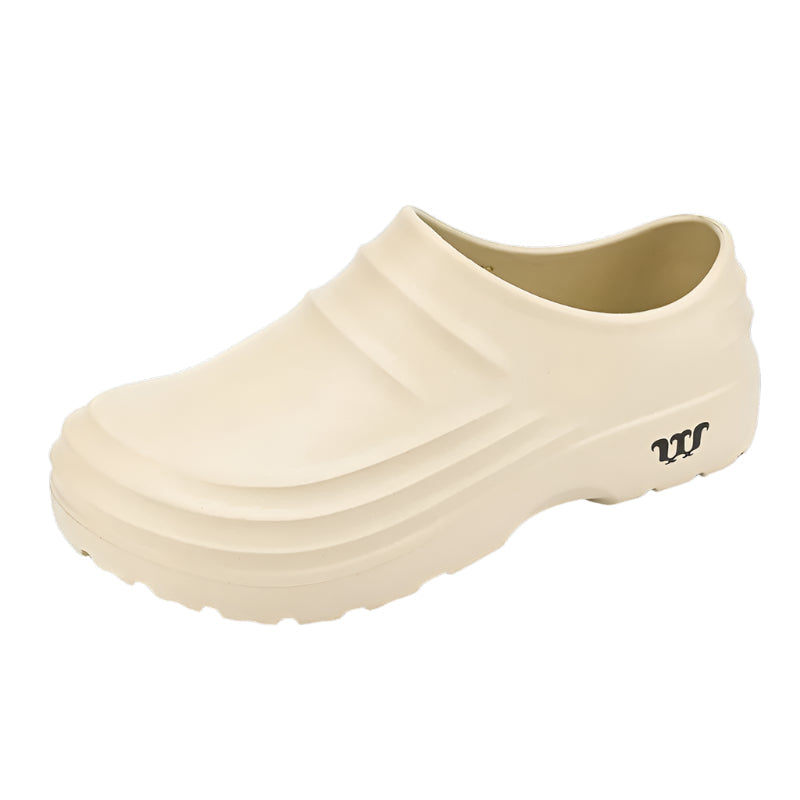 Men's Non-Slip Work Shoes Oil-Resistant Slip-On Kitchen Footwear Lightweight Chef Sneakers Restaurant Safety Shoes