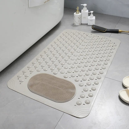 CleanStep – Non-Slip Shower Mat with Built-In Foot Scrubber