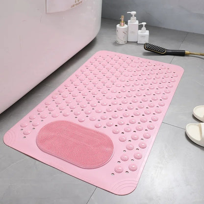 CleanStep – Non-Slip Shower Mat with Built-In Foot Scrubber