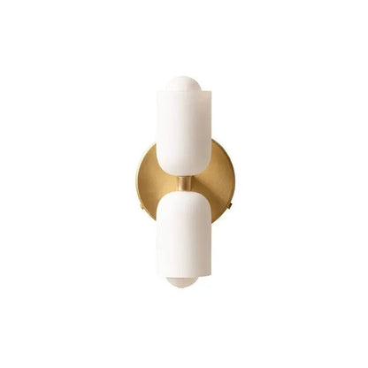 Hand-Blown Glass Wall Light Fixture Multi-Color Shade Metal Base Hardwired or Plug-In for Living Room Bedroom Hallway Modern Contemporary Ac