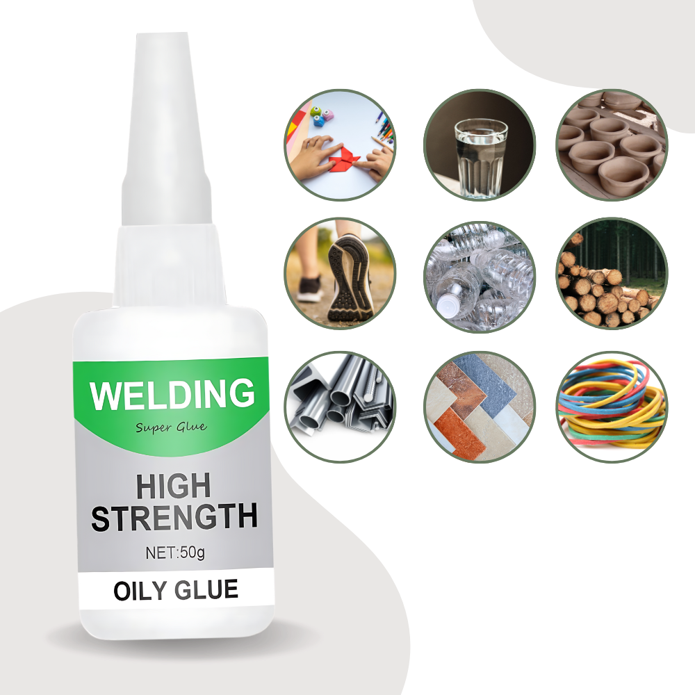 Industrial-Strength Multi-Surface Adhesive for Plastic, Ceramic, Glass & Metal | Waterproof Fast-Drying Super Glue for Household Repairs &