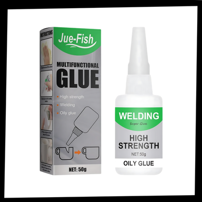 Industrial-Strength Multi-Surface Adhesive for Plastic, Ceramic, Glass & Metal | Waterproof Fast-Drying Super Glue for Household Repairs &