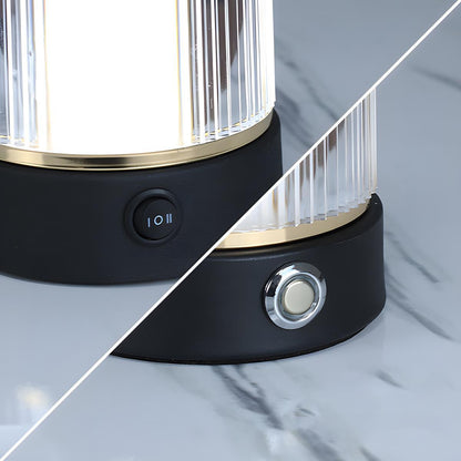 Cordless Touch-Dimming Portable Lamp 7.5 Inches Tall with USB Rechargeable Battery for Nightstand Living Area Dining Surface
