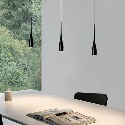 Hanging Ceiling Fixture 12 in Drop Shade Aluminum 12W Adjustable Height for Kitchen Island Dining Bedroom Study Home Decor Lighting