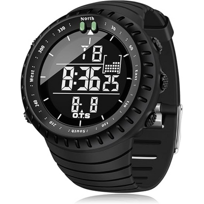 Digital Sports Watch for Men Shock Resistant Waterproof Alarm LED Backlight Tactical Wristwatch for Running Hiking Swimming Outdoor Activiti