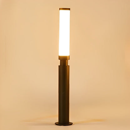 Tall Aluminum Outdoor Post Lamp 6.5 ft Black LED Bollard Light for Driveways Pathways Walkways Yards Landscapes Patios Waterproof IP55 3000K