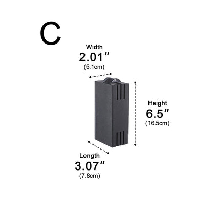 Outdoor LED Sconce Fixture Dual Beam Waterproof Aluminum Housing for Exterior Entryway Porch Patio Garage Modern Architectural Lighting 3.5×