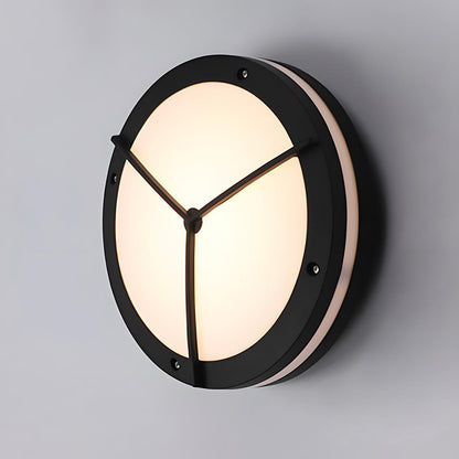Exterior Sconce LED Weatherproof Aluminum Round 11-Inch 3000K Soft Glow for Entryways Yards Decks Pathways Architectural Accent IP65 Rated M