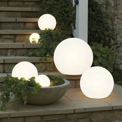 Solar-Powered Orb Lantern with Remote Control - 16 Color LED, Waterproof IP65, Dusk-to-Dawn Sensor, Cordless Rechargeable Outdoor Garden Sph