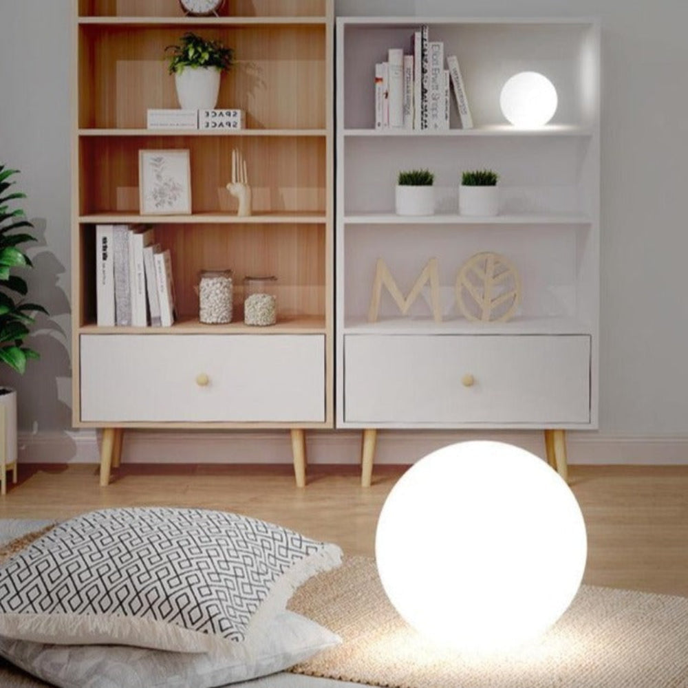 Rechargeable LED Sphere Light 10 Inch 16-Color Remote Waterproof Cordless Patio Garden Decor Indoor Outdoor Mood Lighting Portable Battery P