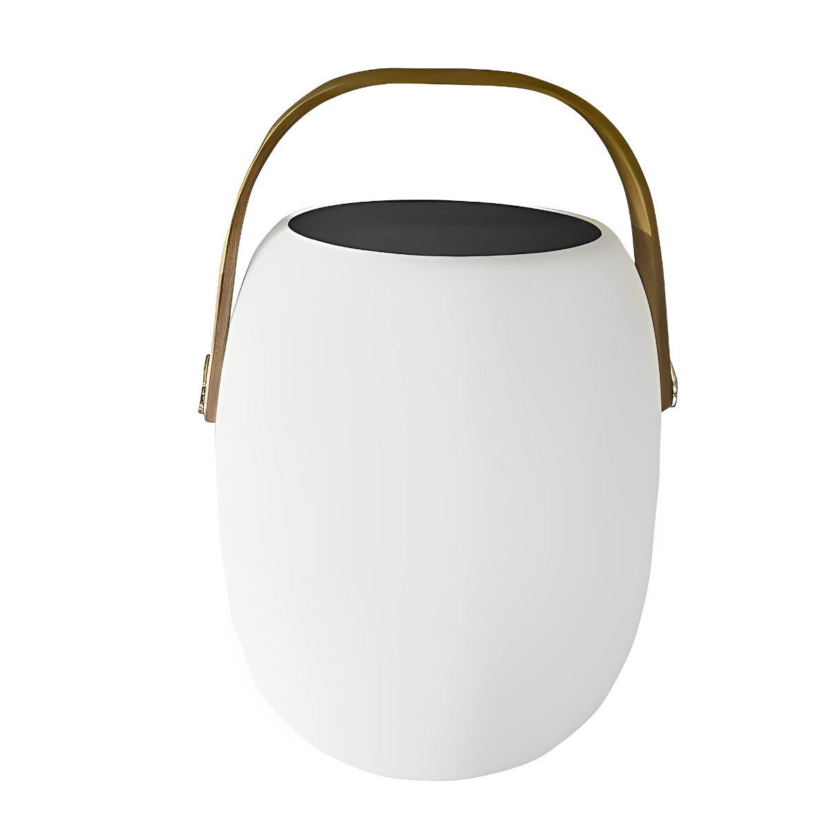 Rechargeable LED Globe Lantern for Deck & Patio with Touch Dimming – 7 in White Sphere Design, Solar + USB Power, Waterproof for Outdoor Din
