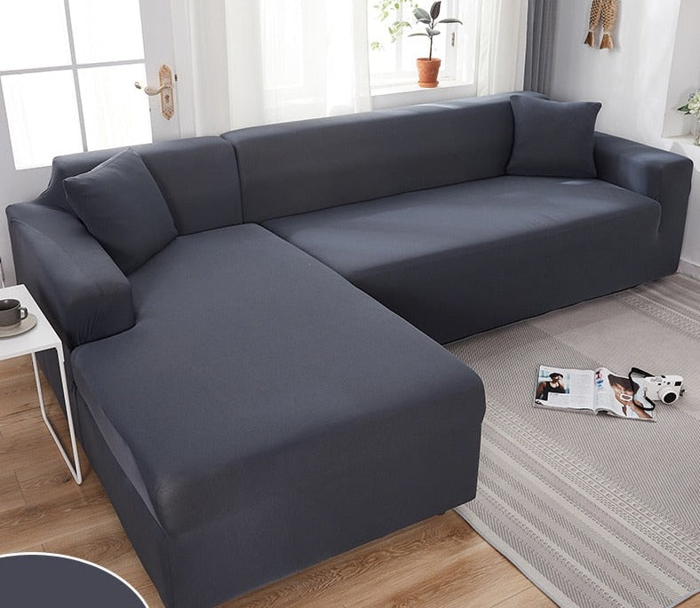 Waterproof Stretch Couch Slipcover for Living Room - Elastic Furniture Protector for Sofas with Pets Kids