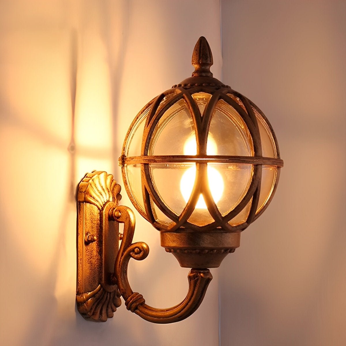 Outdoor Wall Sconce Metal Fixture 13 Inch Black Lantern for Porch Garden Patio Pathway Entryway Exterior Mounted Waterproof IP54 Vintage Dec