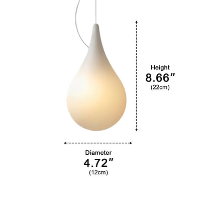 Weatherproof LED Hanging Globe for Deck & Patio – Color-Changing Orb Fixture, 9.4 in Drop Shape with Adjustable Cord, IP65 Rated for Year-Ro
