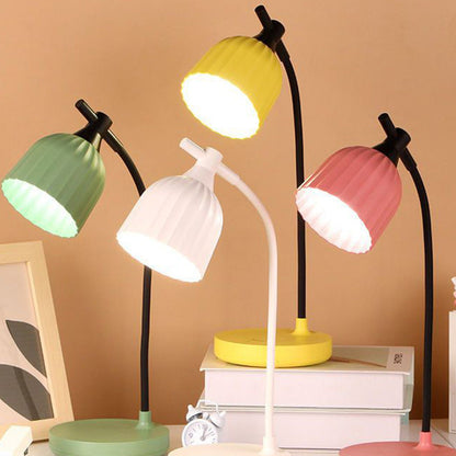 LED Table Lamp, Adjustable Desk Lamp for Office with Dimmable Light, Modern Minimalist Bedside Lamp