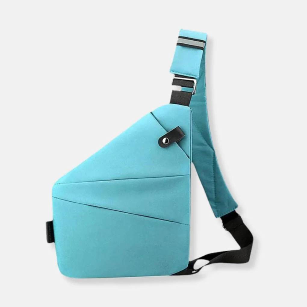 Crossbody Sling Bag with RFID Blocking & Cut-Proof Strap – Hidden Zipper Security Pack for Travel, Commute & Everyday Carry