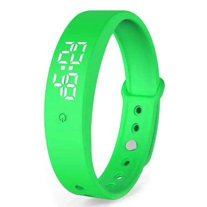 Digital Fitness Watch with Silent Vibration Alerts & Temperature Tracking for Swimming, Running & Everyday Activity Monitoring