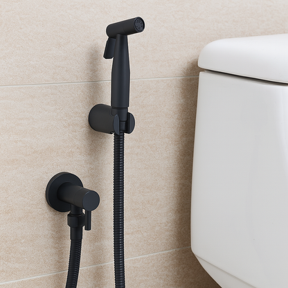 Stainless Steel Bidet Sprayer for Toilet with Adjustable Spray | Ergonomic Handheld Design for Maximum Hygiene