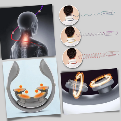 Electric Neck and Shoulder Massager with Adjustable Strength | Shiatsu Relief for Tension and Relaxation