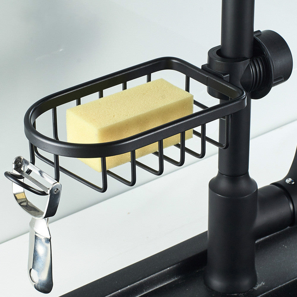 Wall-Mount Soap Holder with Drainage Tray for Shower & Bathroom, No-Drill Adhesive Install, Aluminum Quick-Dry Organizer Caddy