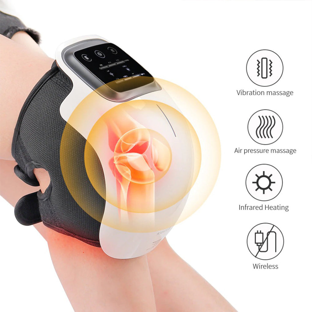 Wearclo | Heated Knee Massager with Vibration & Infrared Heat for Joint Relief