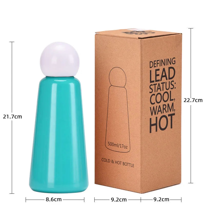 LuxDrop Insulated Water Bottle with Double-Wall Vacuum Technology | Keeps Drinks Hot for 12 Hours & Cold for 24 Hours