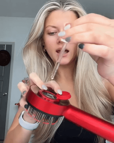 Scalp Massager for Hair Growth with Microcurrent & Red Light Therapy | Stimulate Follicles for Thicker, Healthier Hair