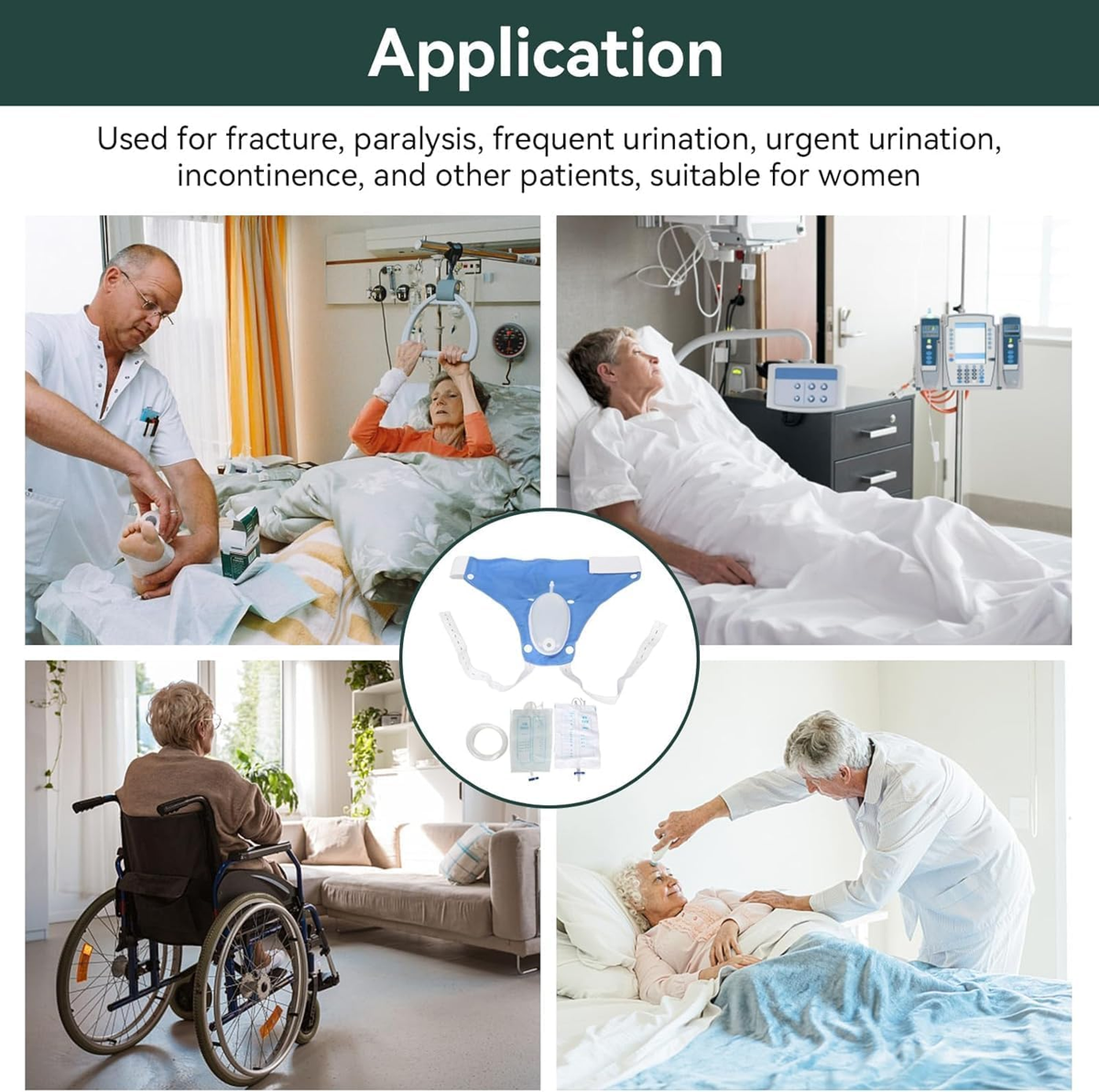 Wearable Urine Collector | Adjustable Silicone Collector with 1000ml Capacity | Comfortable Fit for Reliable Management