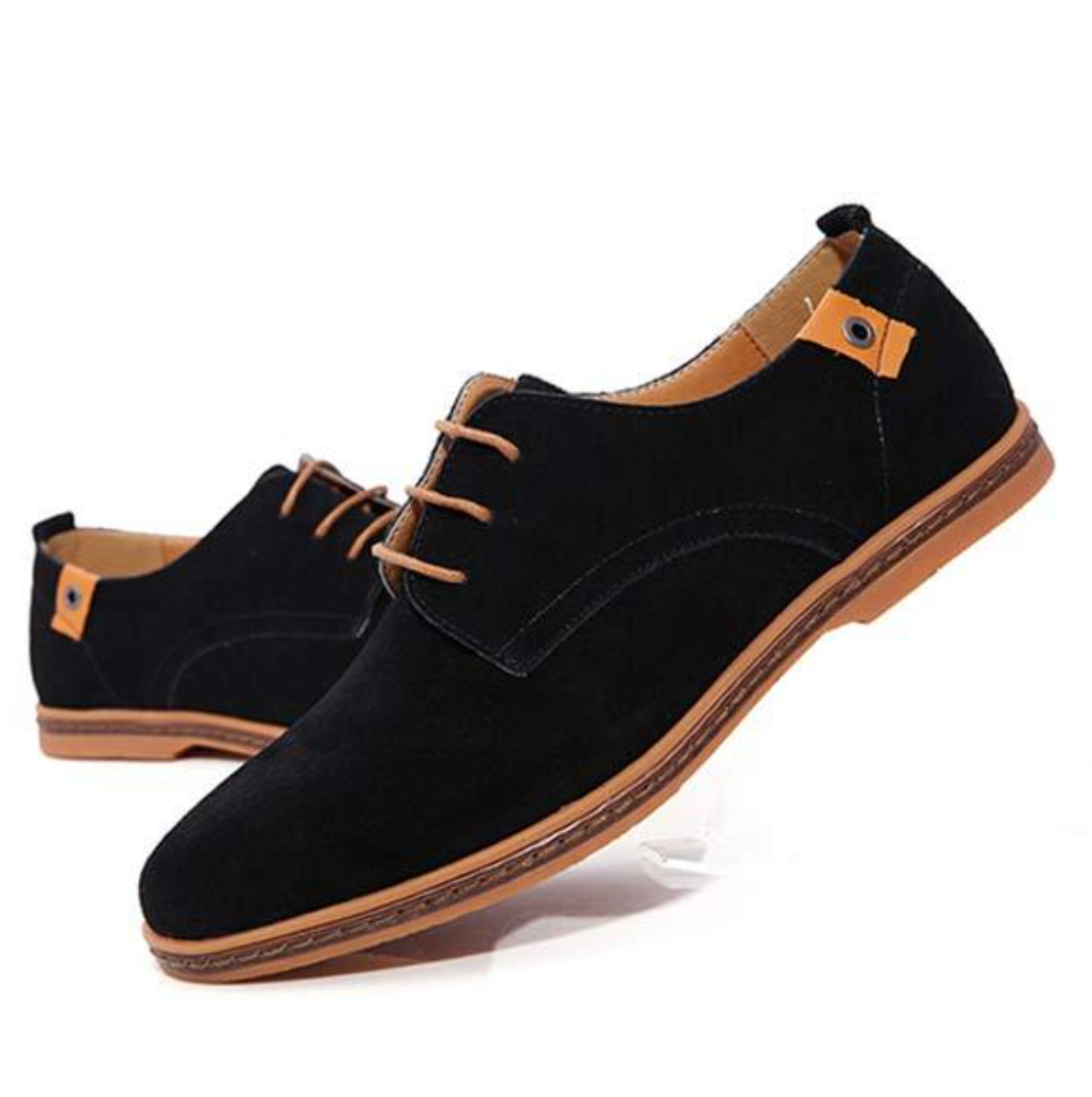 Men's Dress Oxfords Synthetic Nubuck Lace-Up Shoes for Work & Special Occasions