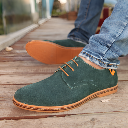 Men's Dress Oxfords Synthetic Nubuck Lace-Up Shoes for Work & Special Occasions