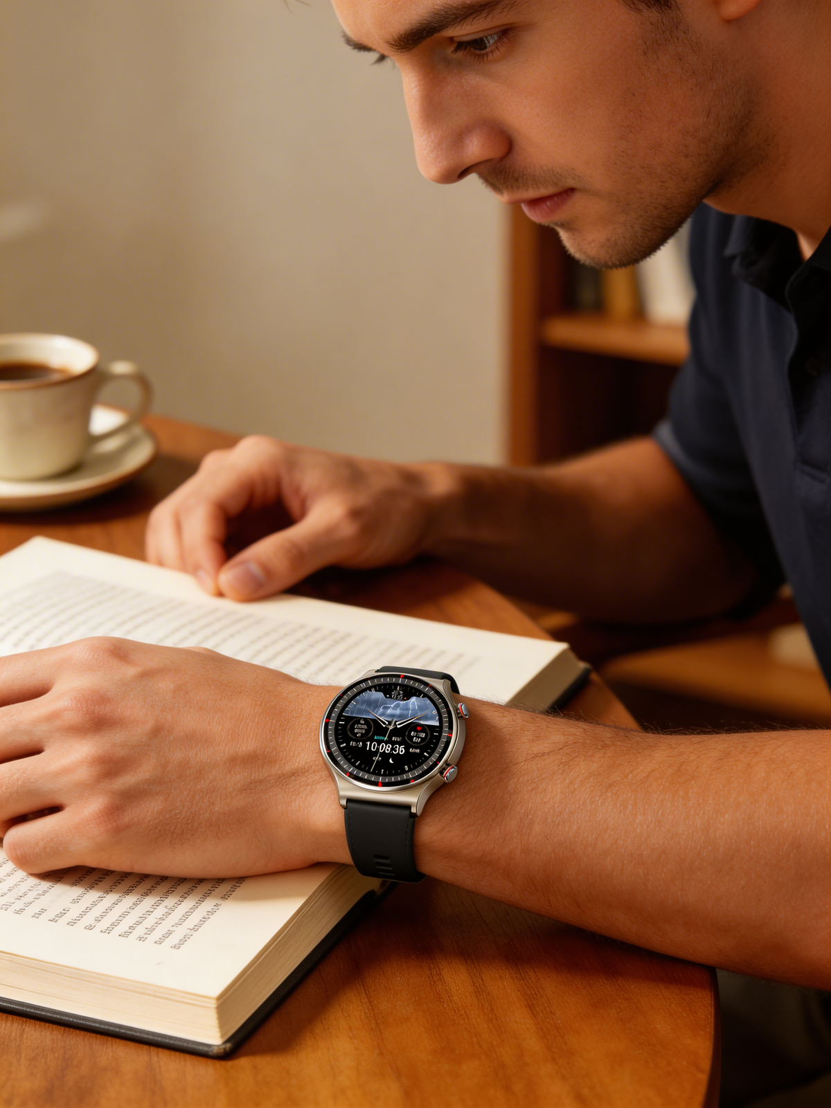 Wearclo | Smartwatch with Full Touch HD Display & Health Monitoring | Activity Tracker for Wellness