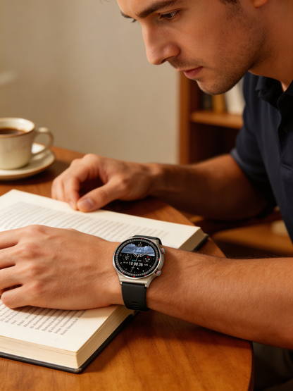 Wearclo | Smartwatch with Full Touch HD Display & Health Monitoring | Activity Tracker for Wellness