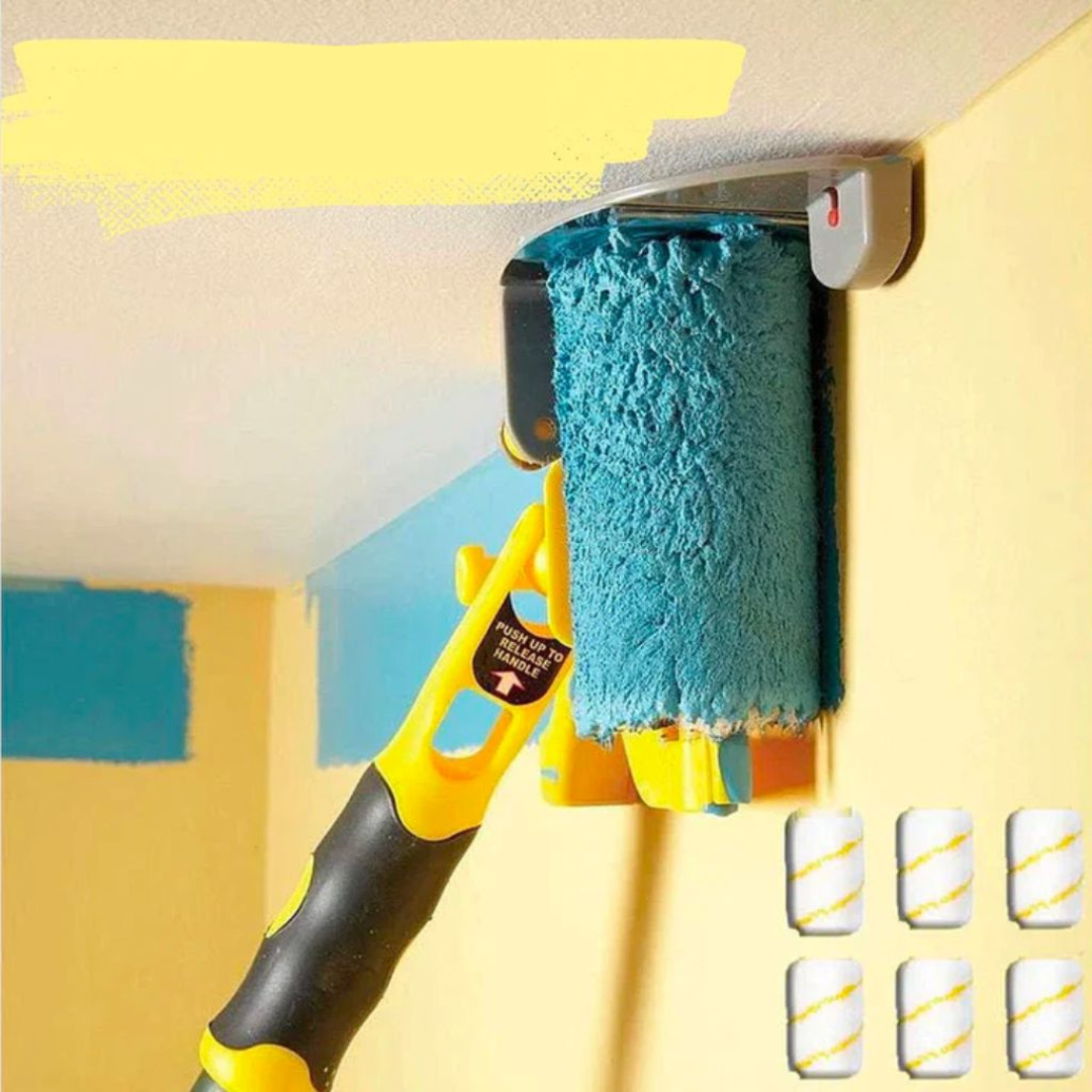 Paint Roller for Edging Walls, Paint Edger Tool with Precision Blade and Brush, Edging Tool for Clean Edges and Trim