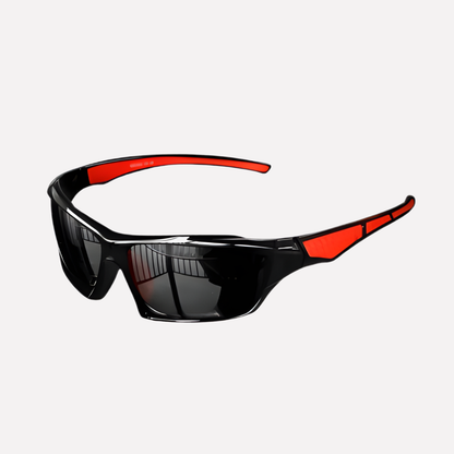 Athletic Wraparound Sunglasses with Anti-Glare Polarized Lenses & Full UV Ray Blocking for Running Cycling Fishing Driving Men Women