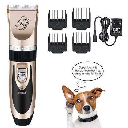 Wearclo | Professional Rechargeable Pet Clipper with Quiet Operation | Cordless Grooming Tool for Stress-Free Pet Care