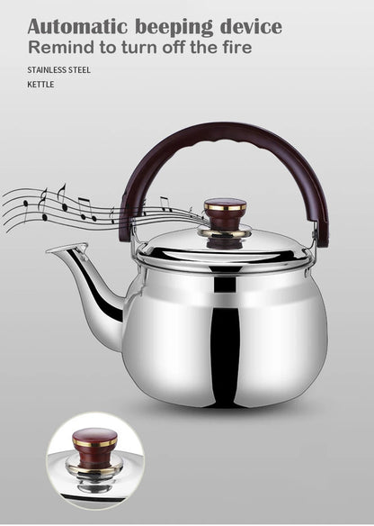 Wearclo | Stainless Steel Whistling Tea Kettle with Ergonomic Handle | Durable Design for Long-Lasting Use