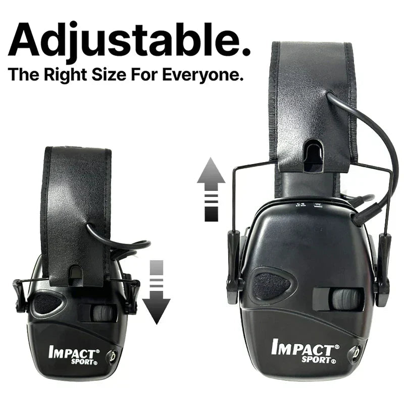 Tactical Hearing Protection | SoundShield with Noise Reduction & Ambient Sound Amplification | Ergonomic Design for Comfort