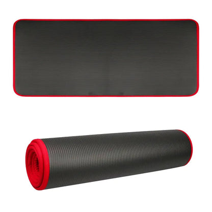 Wearclo | Thick Non-Slip Yoga Mat with 10mm Cushioning | Ideal for Comfort and Stability